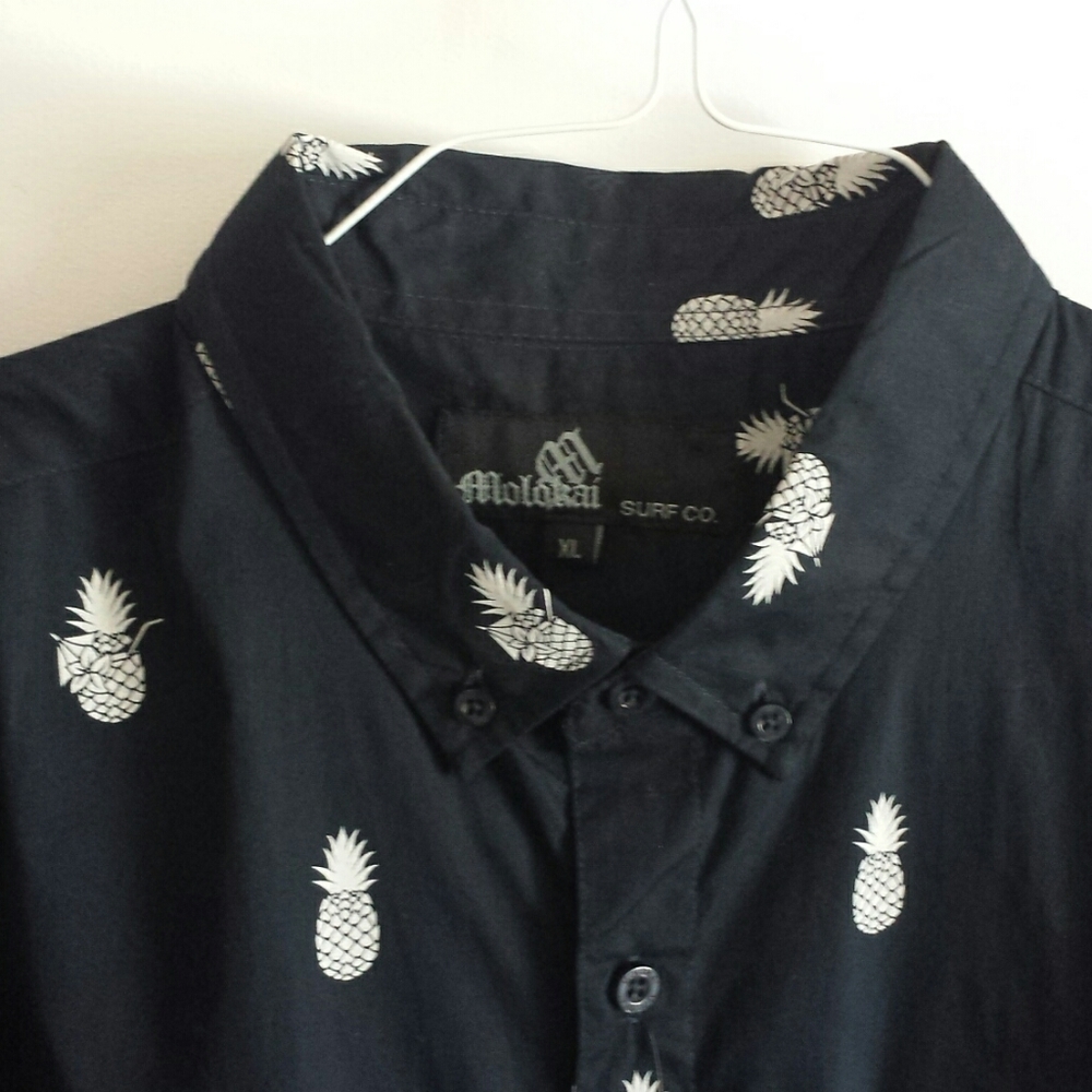 NWT Molokai Surf Co. Hawaiian Casual Shirt - Picture 2 of 5